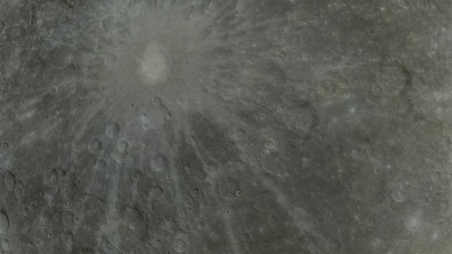 Planet Mercury Surface