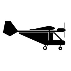 Ultralight aviation, airplane, shade picture