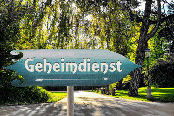 Schild 254 - Geheimdienst