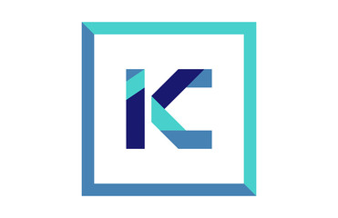 IC Square Ribbon Letter logo