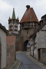 Fototapeta na wymiar Mittelalterliches Städtchen