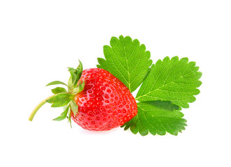 Strawberry isolated on white background