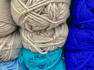 Threads and yarn for embroidery and knitting