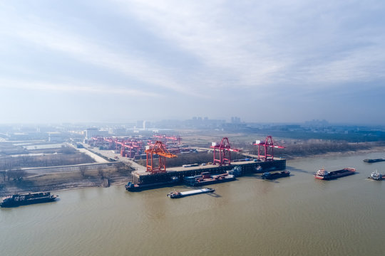 inland container terminal on jiujiang