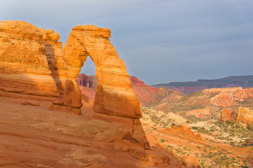 Fototapeta na wymiar The Rocks of the Arches national Park