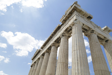 Naklejka premium Parthenon on the Athenian Acropolis, Greece