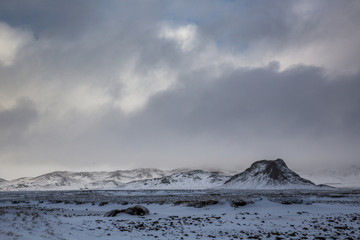 Island im Winter