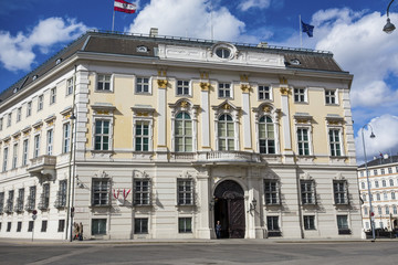 Fototapeta na wymiar austria. vienna. federal chancellery