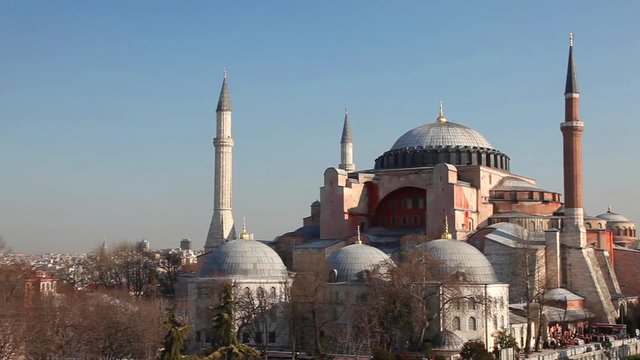 Haghia Sophia Mosque, Aya Sofya & Blue Mosque, Sultan Ahmet Camii; Istanbul, Turkey; Sultanahmet, Istanbul, Turkey