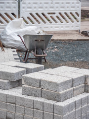 Wegebau Pflastersteine