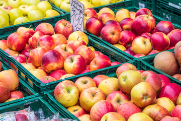 Äpfel auf den Markt