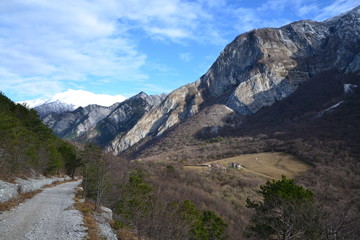 Gemona del Friuli - Sella di Sant Agnese (vista dalla strada di Forte Ercole)