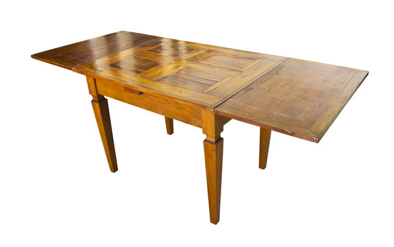 Old extensible italian table just restored in a junk shop