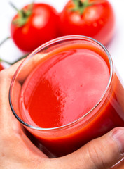 Vegetable Tomatoes Juice Indicates Refreshing Refreshments And Drinks