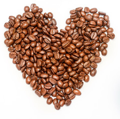 Fresh Coffee Beans Represents Hot Drink And Beverage