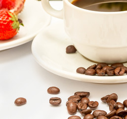 Fresh Coffee Beverage Means Hot Drink And Coffees