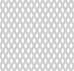 Abstract diamond geometric rhombus pattern background. Vector seamless