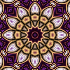 abstrakt fraktal floral illustration