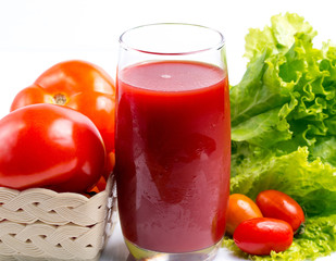 Tomato Juice Drink Indicates Refreshing Refreshment And Refresh