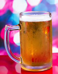 Glass Of Beer Represents Pub Tavern And Refreshment