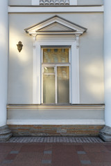 The old window and columns.