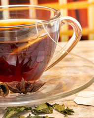 Cup Of Tea Means Break Time And Cafes