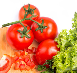 Fresh Tomatoes Means Stick Cinnamon And Seasoning