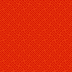 Seamless ethnic sayagata geometric pattern