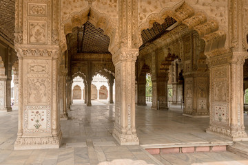 Fototapeta na wymiar Red Fort in Old Delhi, India