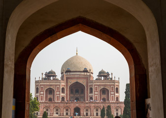 Entrance of Humayuns Tomb in Delhi, India