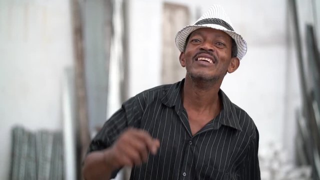 Brazilian Man Dancing Samba - Sambista