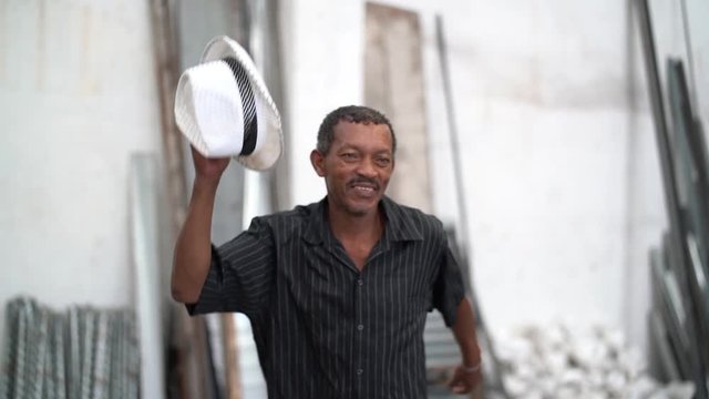 Brazilian Man Dancing Samba - Sambista