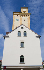Fototapeta na wymiar Altenburg / Germany: The old waterworks tower called „Kunstturm“