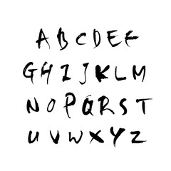 벡터 문자 / 손으로 쓴 글씨체