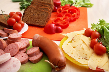 sliced food products