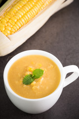 corn soup with corn