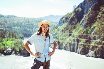 the guy in the cowboy hat