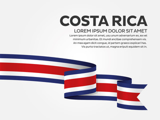 Costa Rica flag background