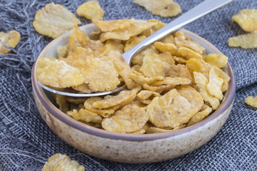 bowl of cereals close-up