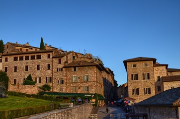 Panoramic view of Assisi, Umbria, Italy