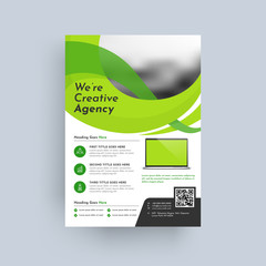 Design annual report, cover, vector template brochures, flyers, presentations, leaflet, magazine a4 size.