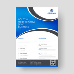 Design annual report, cover, vector template brochures, flyers, presentations, leaflet, magazine a4 size.