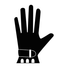 golf glove accessory icon vector illustration design