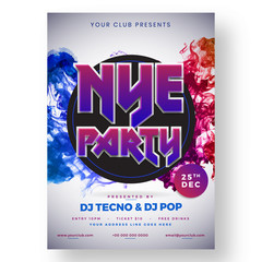 Party vector poster template design.