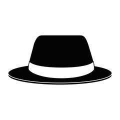summer fashion hat icon vector illustration design