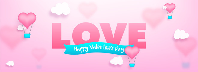 Happy Valentines Day celebration concept.