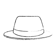 summer fashion hat icon vector illustration design