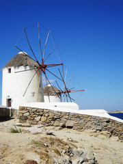 Windmill at Mykonos island, Greece