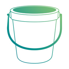 sand bucket beach icon vector illustration design