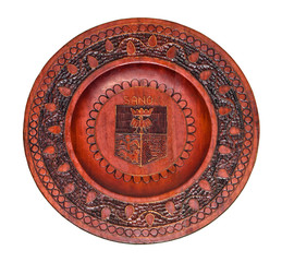 Wooden plate